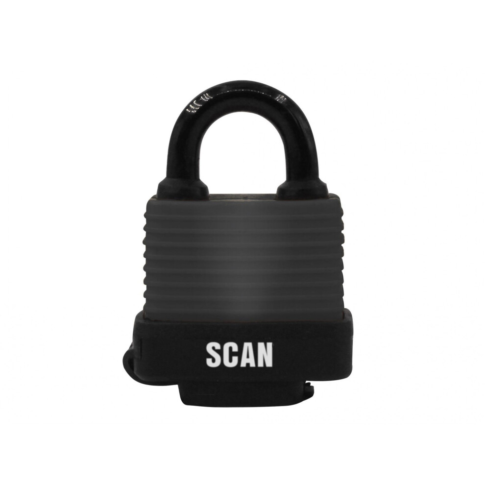 Scan Weatherproof Laminated Steel Padlock 5063750504391