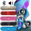 (Red)Capsule Shaped Wireless Bluetooth Speaker Portable Mini Audio Outdoor Use Gift 7