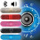 (White)Capsule Shaped Wireless Bluetooth Speaker Portable Mini Audio Outdoor Use Gift 2