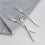 (1pcs)Stainless Steel West Tableware Fruit Fork Tableware Snack Cake Cafeteria Dessert 5