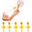 (1pcs)15pcs Catapult Turkey Funny Chick Launch Slingshot Novelty Decompression Toy 4