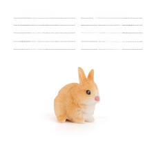 (Rabbit Yellow)Decoração de mesa de areia para mesa fazenda e rancho modelo animal pequeno galinha ganso