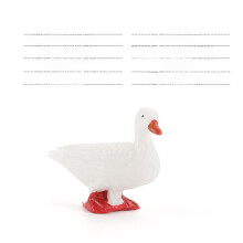 (Duck)Decoração de mesa de areia para mesa fazenda e rancho modelo animal pequeno galinha ganso
