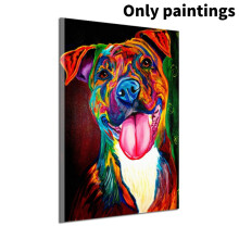 Colorful Puppy Decorative Painting Hang Living Room Bedroom Fashion Picture