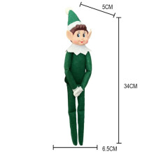 (Style B)Christmas Grinch Doll Suffed Plush Toy Dressed Elf Ornament For Home Decor Gift