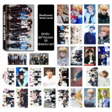 (BTS 03)Bts Jung Kook Kim Tae Hyung Jimin Min Yoon Gi Character Pattern Cards 30pcs