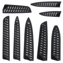 8 Pcs Universal Knife Sheaths Set, Plastic Blade Protectors for Chef, Bread and Paring Knives