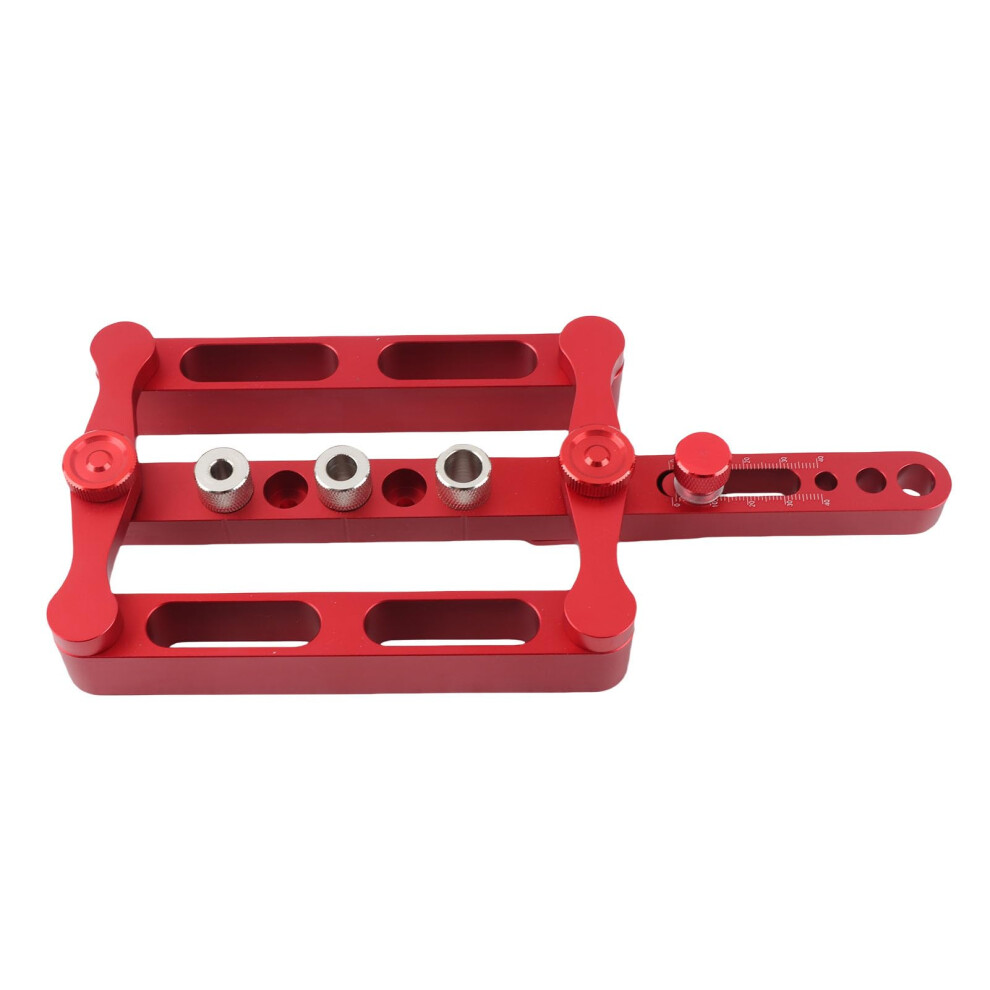 Woodworking Doweling Jig Adjustable Aluminum Alloy Drill Guide For Precision Hole Positioning 9771547198185