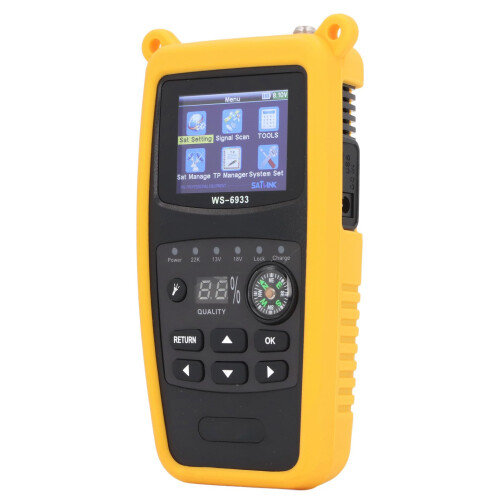 Satellite Signal Meter with 2.1' LCD, LED Backlight, DVBS2 Support and Builtin Compass