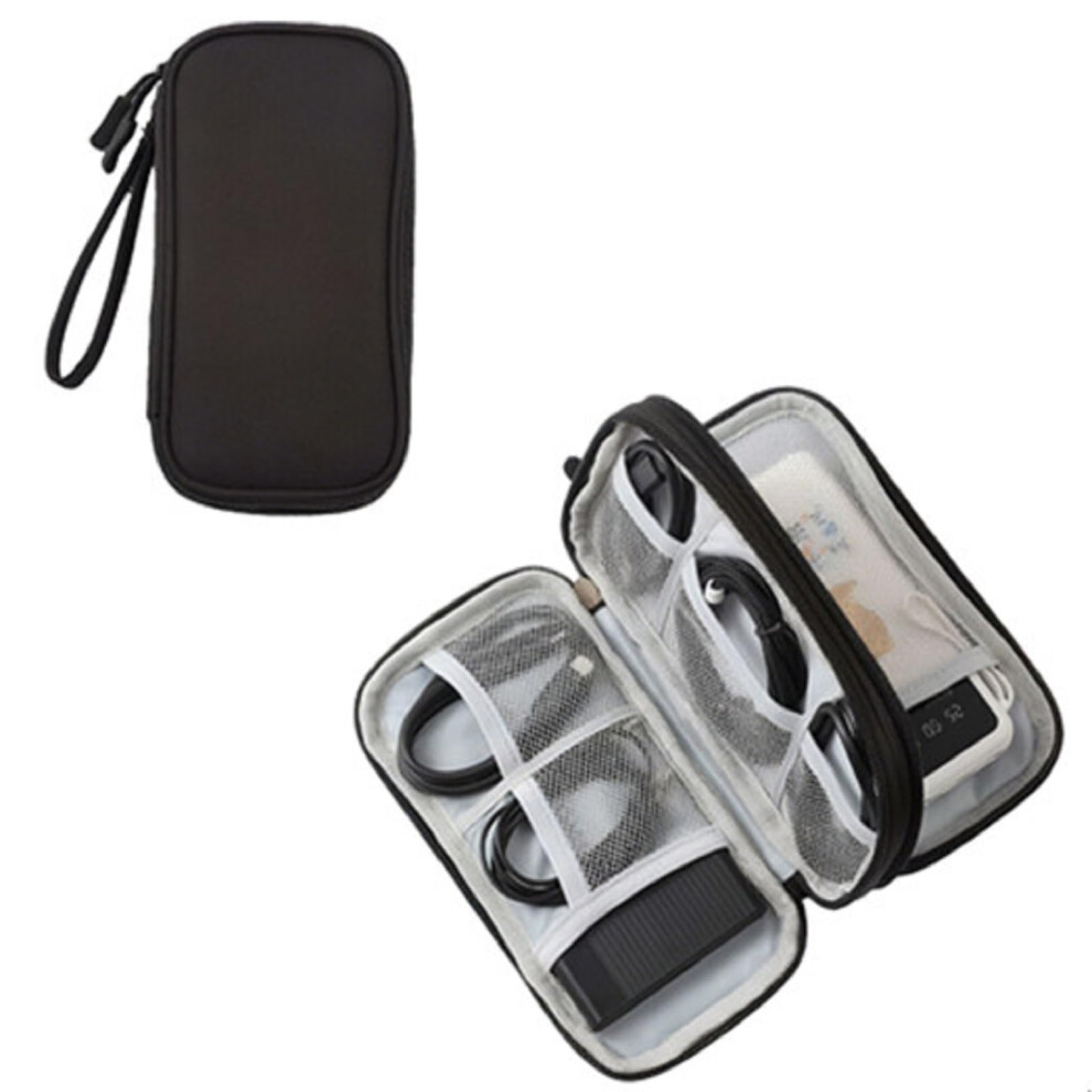 Electronics Organizer Case With Duallayer Storage, Waterproof Travel Cable Bag For Chargers And More 9771547198284