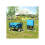 90-litre festive wheeled trolley, foldable camping cart with adjustable handle, blue 3