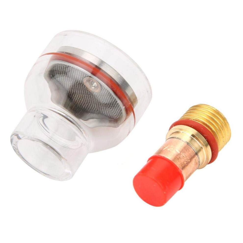 Tig Welding Torch Cup Kit, Transparent Glass For 17 18 26 Torches, Improved Weld Visibility 9169991219523