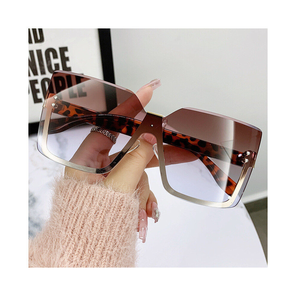 (Stylea)Occhiali Da Sole Donna Stile Trendy Semitelaio Design Estate Outdoor Protezione Sole-image