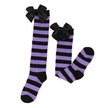 (StyleF)Halloween Niñas Arco Sobre la Rodilla Calcetines Moda Varios Colores Lindos Niños Regalos