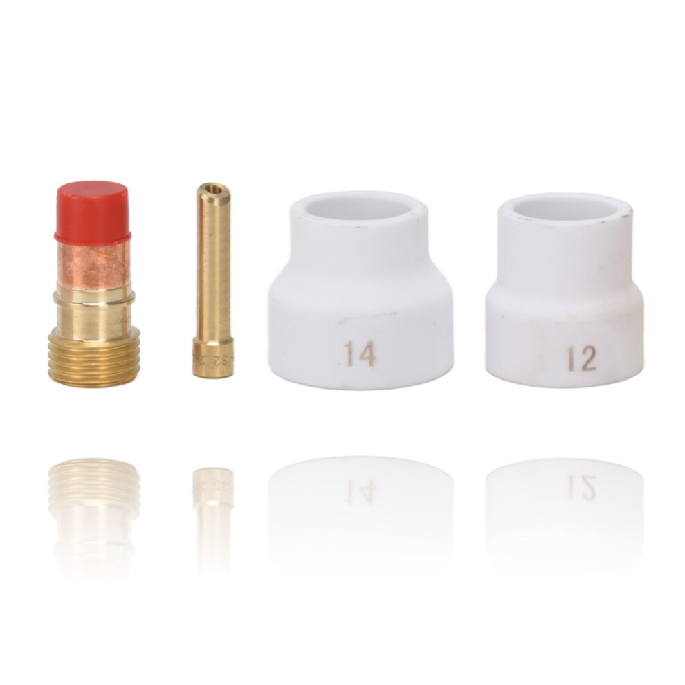 Tig Welding Torch Kit For Wp17 Wp18 Wp26 With 2.4Mm Gas Lens Cups And Durable Ceramic Nozzles 9771547198550