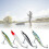(Gray)Premium Quality Lure Artificial Bait Double Hook Design Essential For Fishing 4