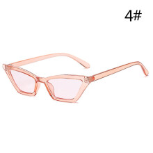 (Pink)Damen Cat Eye Transparent Sonnenbrille UV-Schutz Sonnenschutz Brille Material PC
