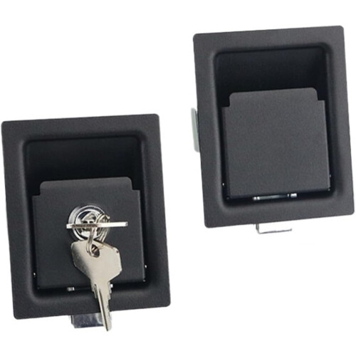 Industrial Panel Lock Black Iron Secure Cabinet Lock for Distribution Boxes Replacement Body 1