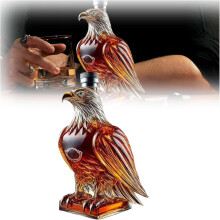 Eagle Whiskey Decanter with Unique Eagle Design, Durable Glass, Gift for Dad and Whiskey Lovers