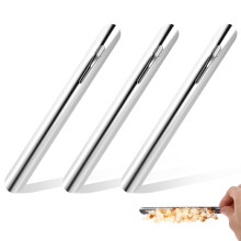 3 Pcs Aluminum Table Crumb Sweeper with Pocket Clip for Fast Crumb Removal in Restaurants Homes