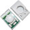 Thermostat Controller for Central Air Conditioning, 110220V Dual Mode Heating Cooling Switch White 4
