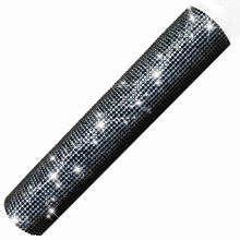Black Crystal Wireless Microphone Sleeve with Rhinestone Mic Handle Cover for SM58 and Universal Mics