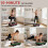 SPORTNOW Vibration Plate Exercise Machine with Cool Lights and Bluetooth 8