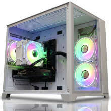 RGB Built Gaming PC Intel i7 8th Gen 32GB DDR4 1TB SSD 8GB RTX 5060 Wins 11 - Refurbished