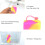 Silicone Face Ice Cube Roller - Rose Red / Yellow, 10x5cm Beauty Tool 6
