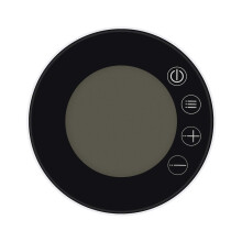 Smart WiFi Thermostat with LCD Touchscreen, App and Voice Control, 8Day Programmable, Black