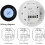 Smart WiFi Thermostat with LCD Touchscreen, App and Voice Control, 8Day Programmable, Black 2