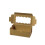 Cake Storage Box with Clear Window for Secure Transport, Weddings, Parties, 50pcs Brown Foldable 1