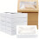 Cake Storage Box with Clear Window for Secure Transport, Weddings, Parties, 50pcs Brown Foldable 3