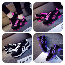 (Purple,38Foot Length24cm/9.6in)Sneakers Women Casual Running Shoes Breathable Comfortable Design Versatile