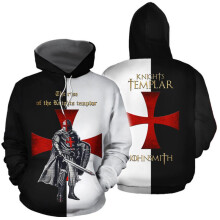 (#1 Cross Soldier,L)Moletom cosplay Cross Knight estampado em 3D com capuz pulôver jaqueta traje