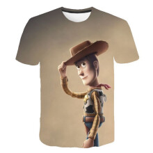 (Coffee Woody,2XL)Movie Toy Story 4 Womens Mens 3d Print Casual Tshirt Short Sleeve Tee Graphic
