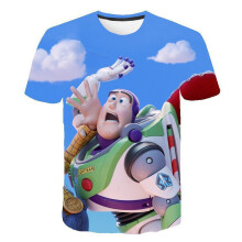 (Blue Buzz Lightyear,XL)Movie Toy Story 4 Womens Mens 3d Print Casual Tshirt Short Sleeve Tee Graphic