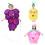 (Pear)Kids Fruit Vegetable Halloween Cosplay Costume Suit Stage Performance Costume 4