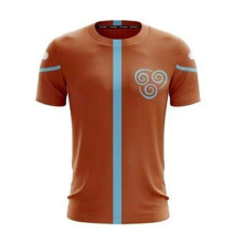 (Orange,2XL)Avatar The Last Airbender Tshirt Women Men 3d Print Casual Tees Cosplay Tops