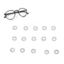 300 piezas de arandelas de tornillo de aleación para gafas, 1,4 mm, color