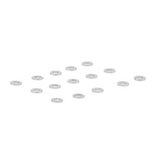11 calzas metálicas sin marco 300 piezas 1,4 mm junta plateada