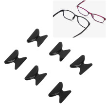 Almohadillas nasales de silicona contorneadas 50 pares 1,8 mm antideslizantes adhesivas para gafas