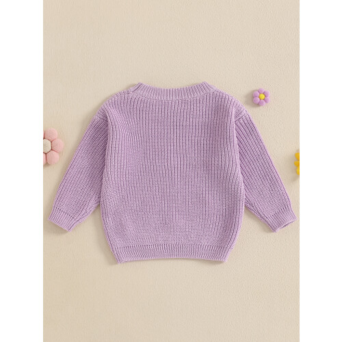 (2-3 Years, Purple) Πουλόβερ για μωρά, πλεκτό ρούχο 1