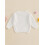 (3-6 Months, White) Baby-Mädchen-Pullover, langärmelig, Rundhalsausschnitt, Blumenmuster, warmer Winterpullover 4