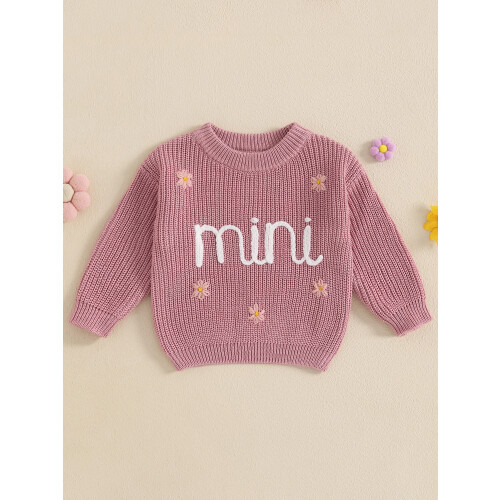 (9-12 Months, Pink) Πουλόβερ για μωρά, πλεκτό ρούχο 1