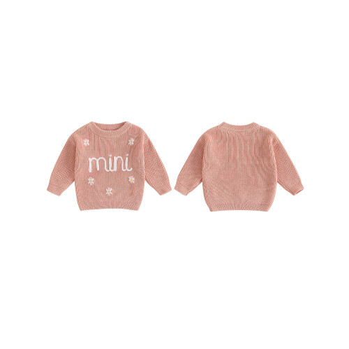 (2-3 Years, Light Pink) Πουλόβερ για μωρά, πλεκτό ρούχο 1