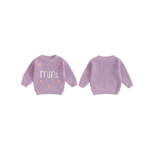 (18-24 Months, Purple) Πουλόβερ για μωρά, πλεκτό ρούχο 1
