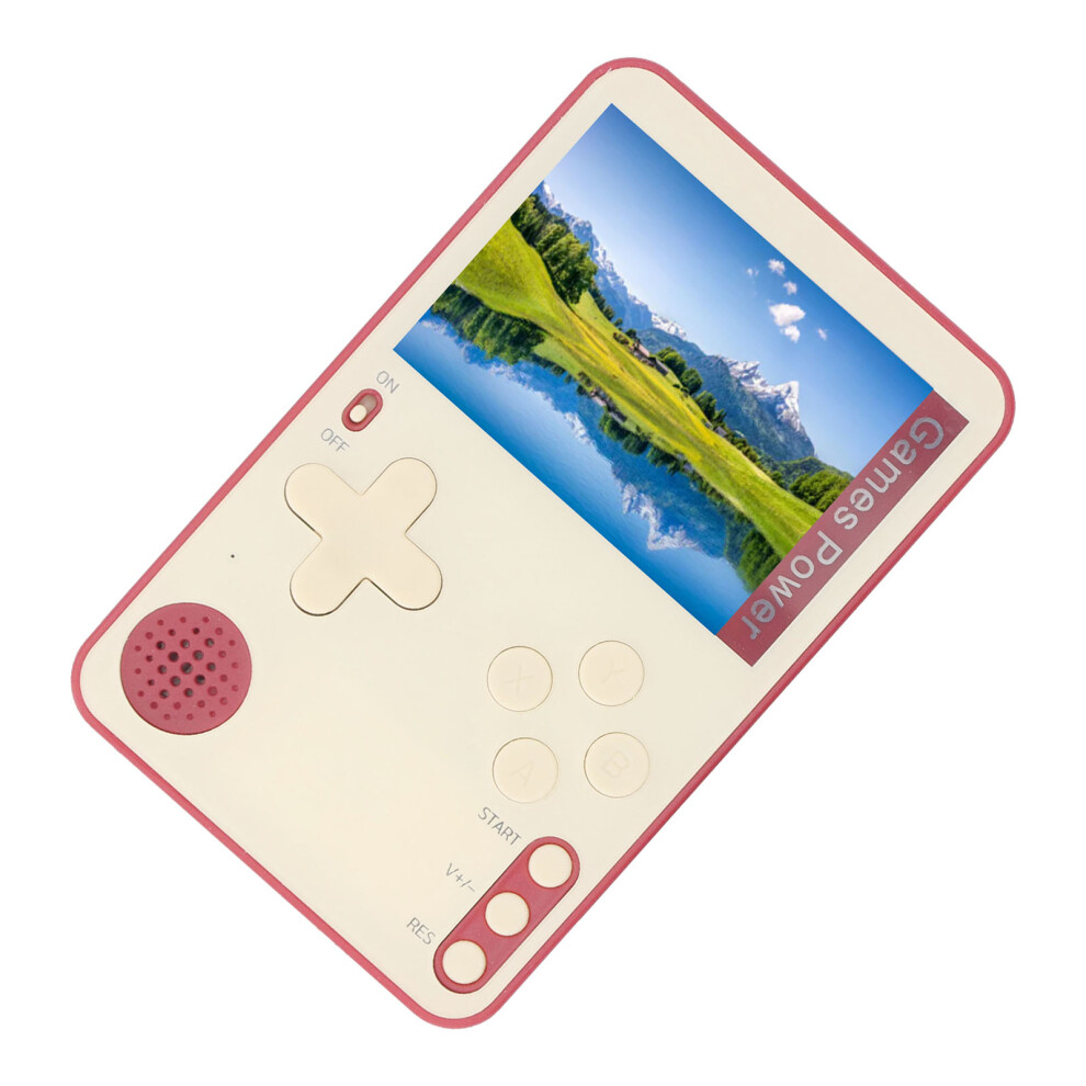 Portable Retro Handheld Game Console 2.4" 300Mah Battery Red 8731384216276
