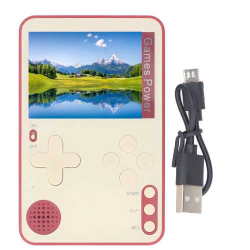 Handheld Retro Game Console 2.4" Red, 300mAh, 64x101mm 2
