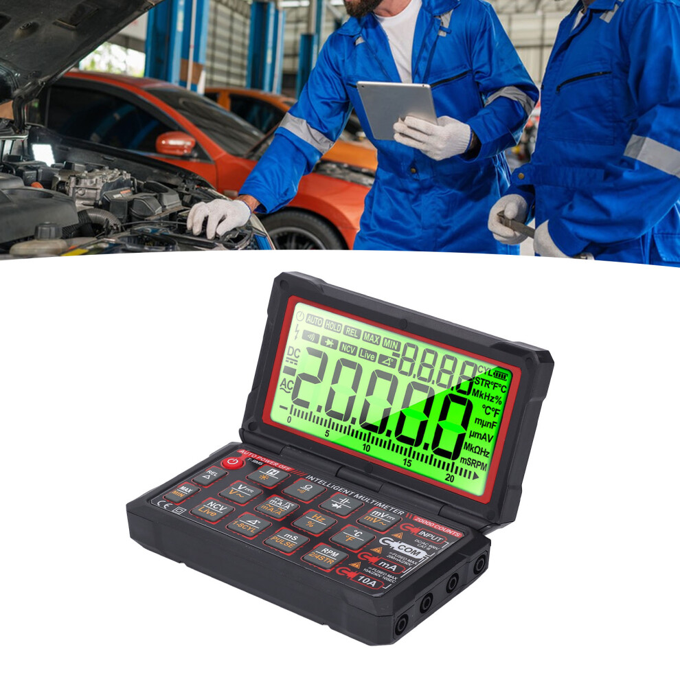 Digital Multimeter With Dwell Angle, Ncv, Rechargeable 1800Mah Battery 5011384216418